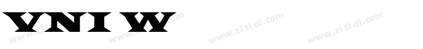 VNI Wide Latin字体转换